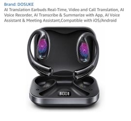 DOSUKE AI Translation Wireless Earbuds