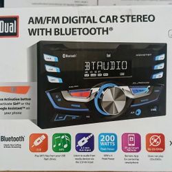 Dual Double Din Bluetooth Car Stereo Brand New In The Box 