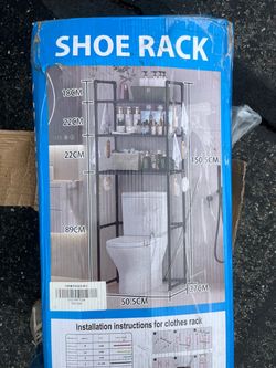 Over-the-Toilet Storage Rack 3-Tier