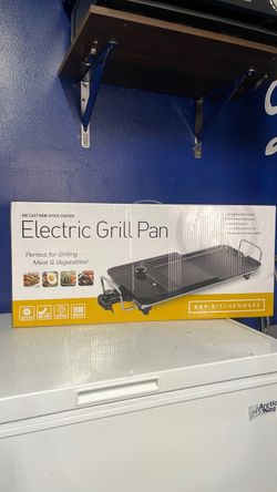 Electric grill pan