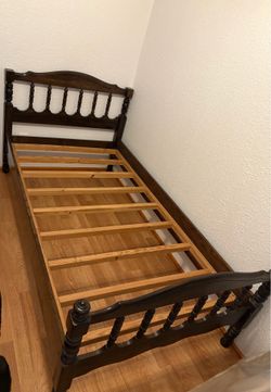 Twin bed & dresser