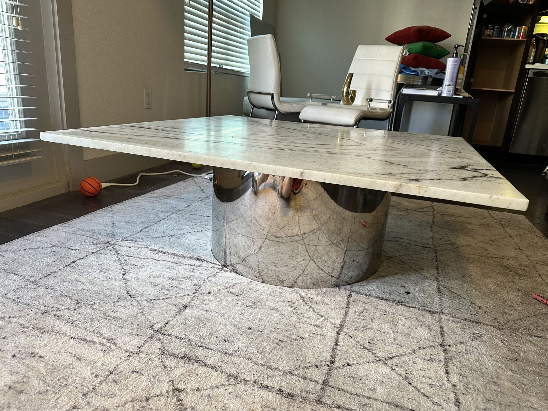 CB2 Marble table