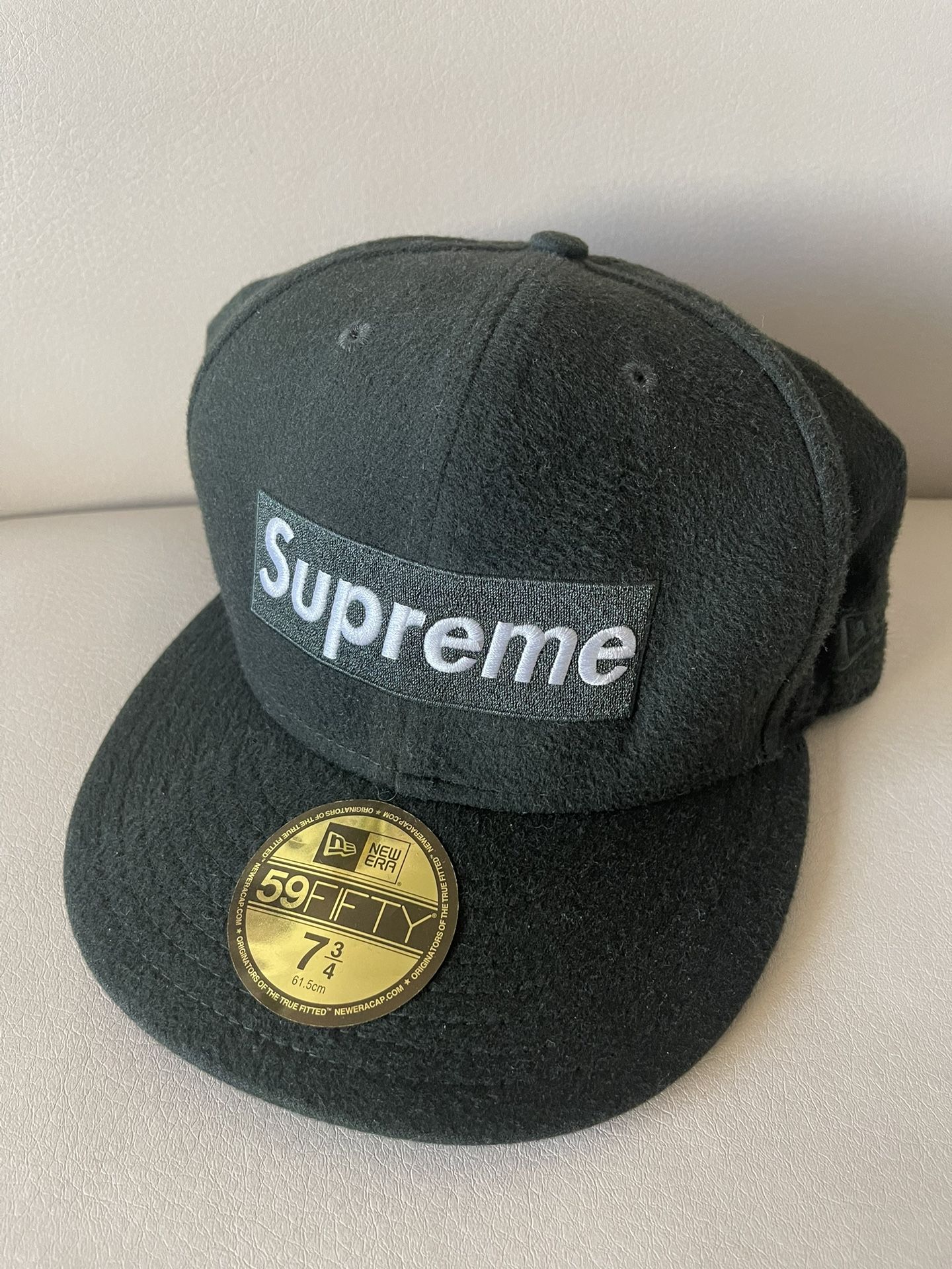 Supreme x New Era x Loro Piana Wool Box Logo Sz 7 3/4