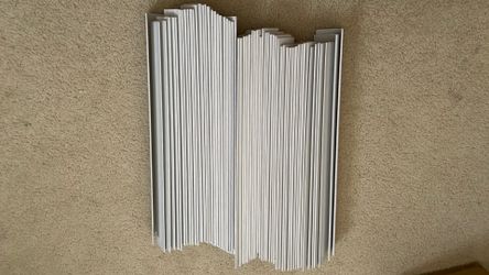 Cardboard Corners for Packing - 2"W x 2"D x 18"L, Medium Duty .160 ga, Pallet Box Corner Protectors, Angle Boards, White, 60/Pack