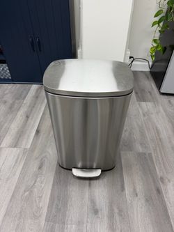 iTouchless SoftStep 13.2 Gallon Stainless Steel Step Trash Can
