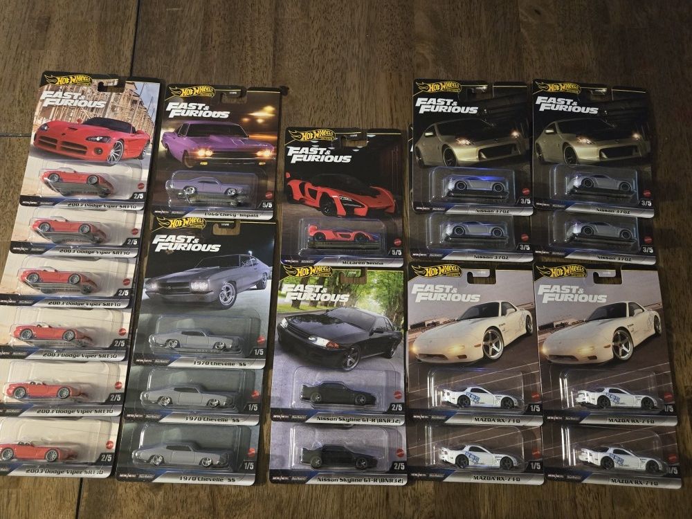 Huge Fast & Furious Hotwheels Premium Collection Nissan Skyline GT-R BNR32