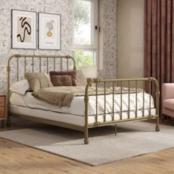 Gold Bed Frame 