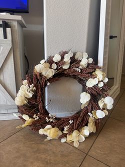 Large fall wreath