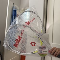 🎾 Kids Tennis Rackets Set (2 Pack) Red Ball Beginner – Brand New