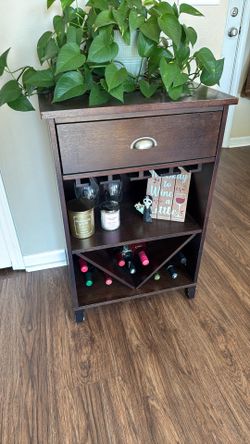 Brown Wine Stand