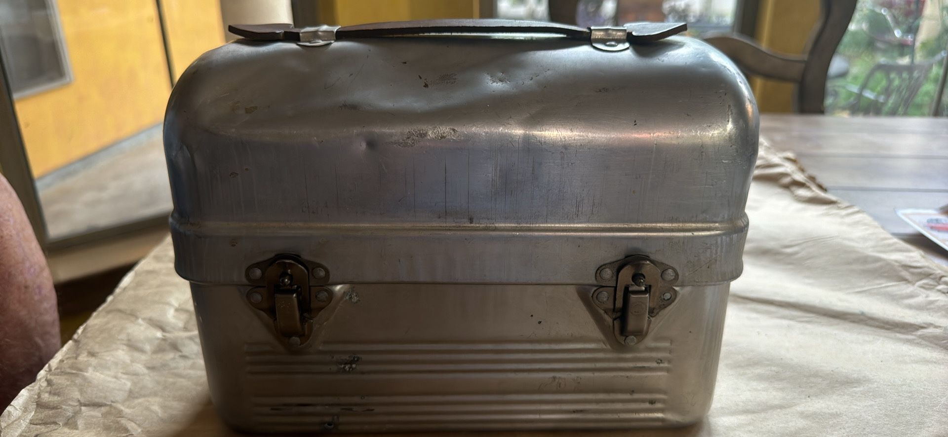Vintage Dome Lunch Box With Thermos