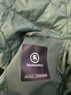 Backcountry rain suit.