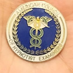 American Council Of Hypnotist Examiners Pin 