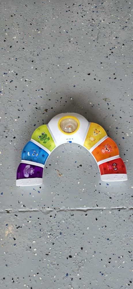 Baby Einstein Glow & Discover Light Bar Easel Back Tri-Lingual Interactive Toy