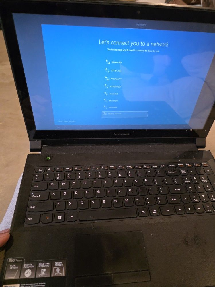 Lenovo touch Screen Laptop