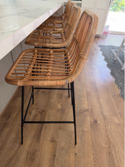 Set of four barstools