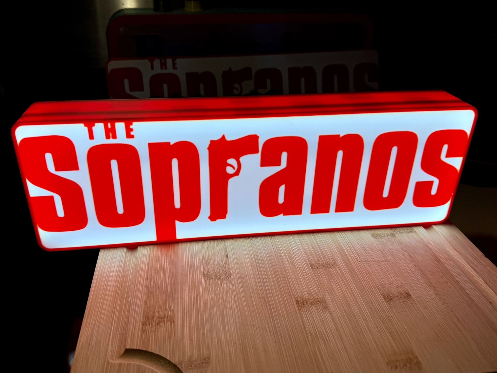 “The Sopranos” LED Box Sign