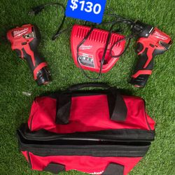 MILWAUKEE M12 Drill & Impact Combo Kit (2-Tool) 🔥
Compact • Powerful • Professional Quality