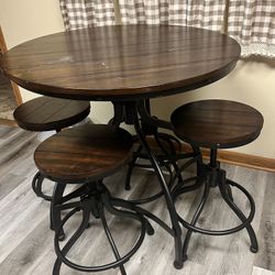 Pub Style Table And Chairs
