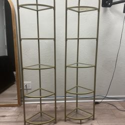 Two Gold Shelves