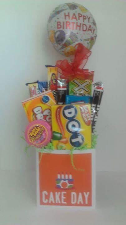 Birthday Candy Basket