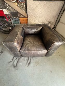 Leather chair make offer