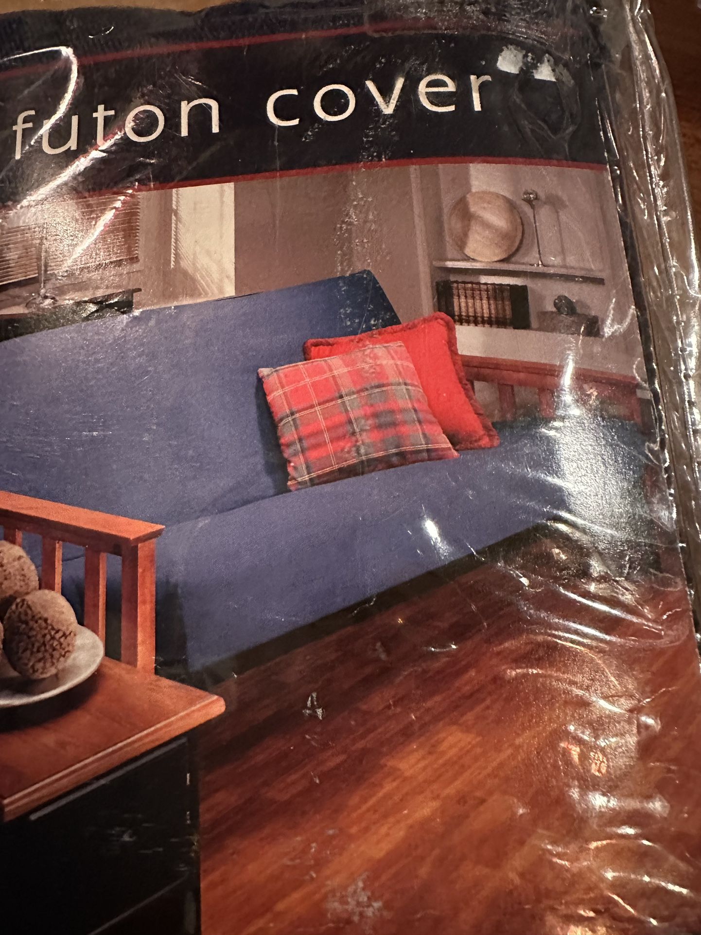 Futon Cover In Denim Blue new Make Best Offer!