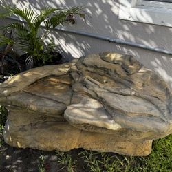 Fiberglass Landscape water feature rock 