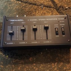 Realistic 4 Channel Stereo Mic Mixer