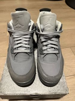 Air Jordan 4 Retros (Wet Cements) size 7Y, 8.5 W