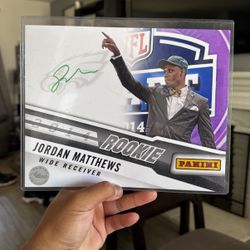 Jordan Matthew’s Autograph - Eagles Rookie 2014 