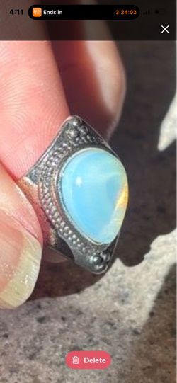 Ring suze 6 with Opalite Stone lc moonstone