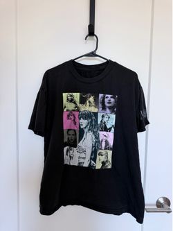 Taylor Swift The Eras Tour Graphic T-Shirt Black Concert Merch