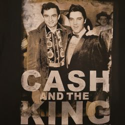 T-shirt Elvis And Johnny Cash 