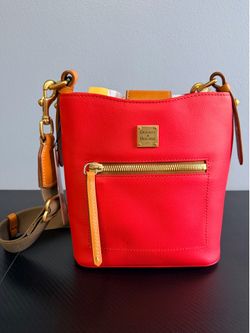 Dooney & Bourke Red Leather Crossbody Bag