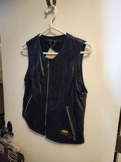 New Harley Davidson Woman's Leather Vest
