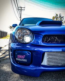 6000k Glacier White LED Headlight And 3000k Jdm Yellow LEDs Fog Lights