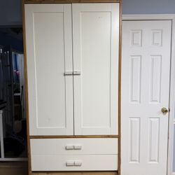 Armoire Cabinet Storage Chest Shelves Closet 