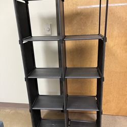 Black Storage Shelves