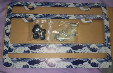 Ocean waves plate frames 2pc