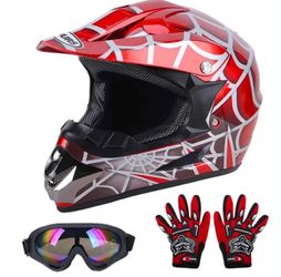 OUMURS Spider Web Motocross Helmet