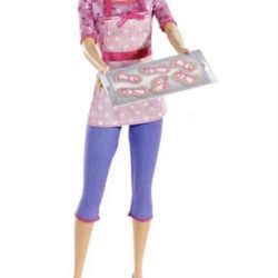 Barbie “Career” Doll - Cookie Chef with Accessories - NEW