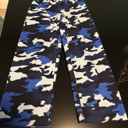 Blue Boys Camo Pants Sz.5/6