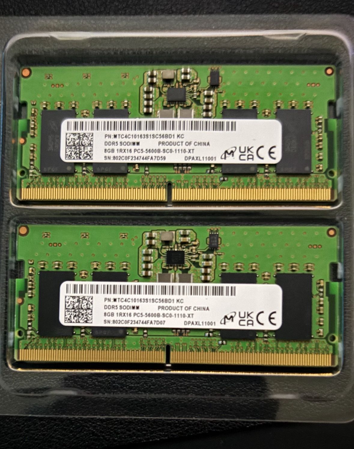 Ram DDR5 16gb LAPTOP