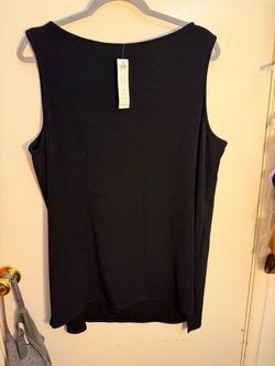 Black Sleeveless Tank Top with Tags