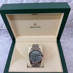 Rolex Sky-Dweller 336934 – 42mm – Green Dial – Jubilee Bracelet – 2024 – Box & Papers 