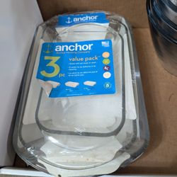 Anchor Glass Trays And Bowls 