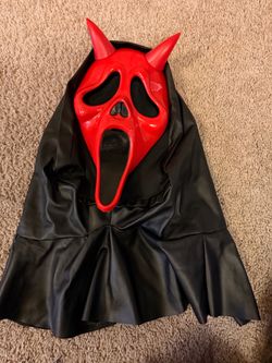 Red Devil Ghostface Halloween Costume Mask