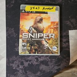 Ps3 SNIPER GHOST WARRIOR