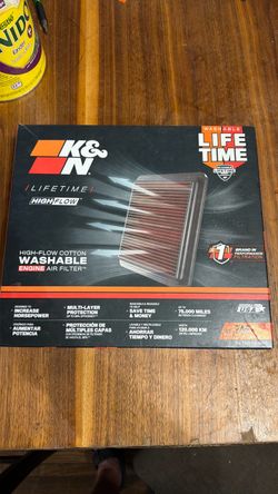 K&N High-Flow Washable Engine Air Filter